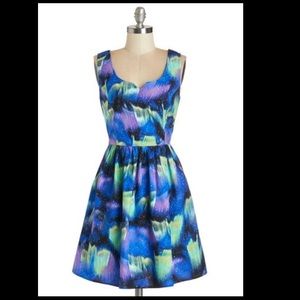 Aurora northern lights Fervour by Modcloth dress